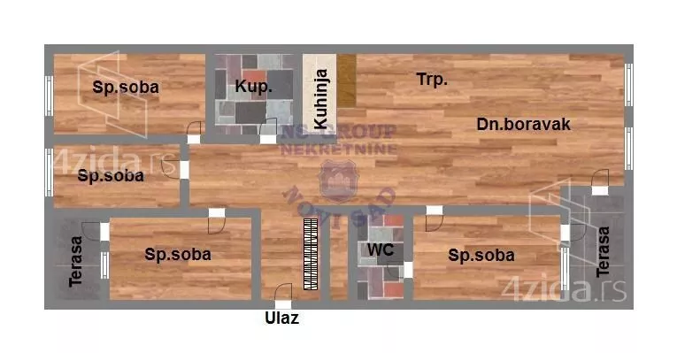 Petosoban stan | 4zida