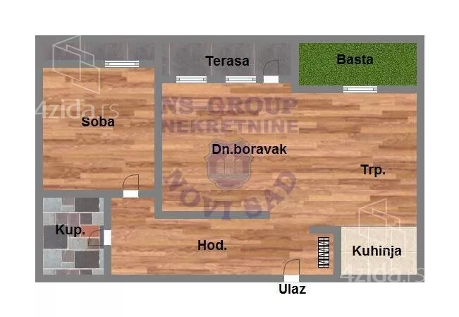 Dvosoban stan | 4zida
