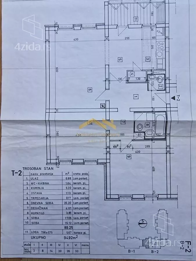 Trosoban stan | 4zida