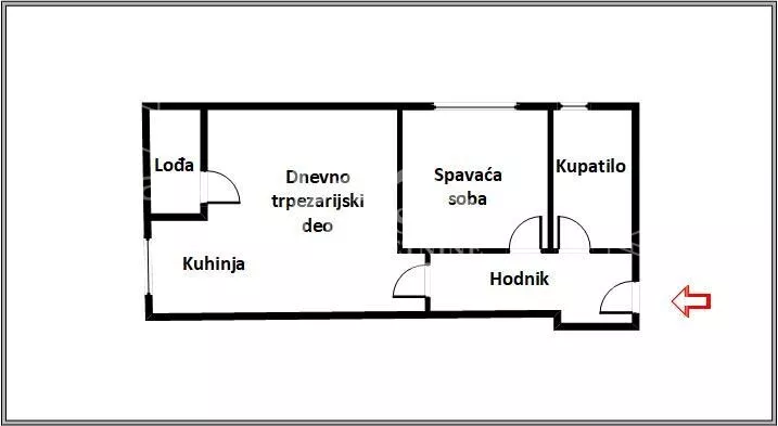 Jednoiposoban stan | 4zida