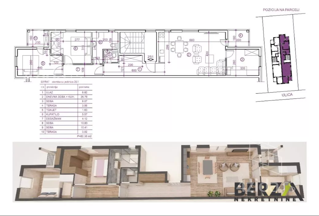 Troiposoban stan | 4zida