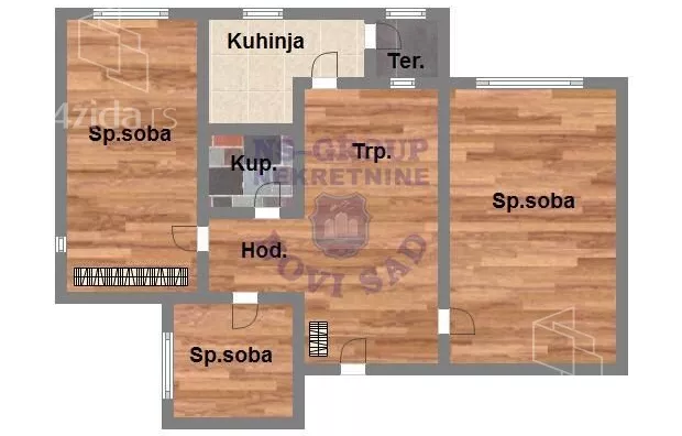 Dvoiposoban stan | 4zida