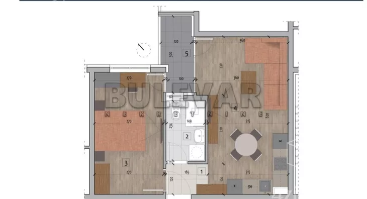 Dvosoban stan | 4zida