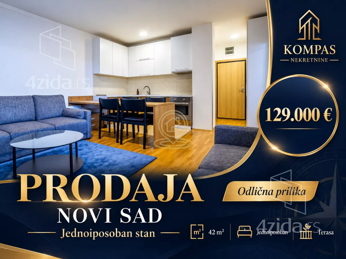 Jednoiposoban stan | 4zida