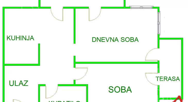 Dvosoban stan | 4zida