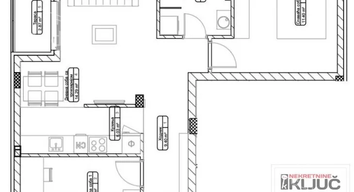 Dvoiposoban stan | 4zida