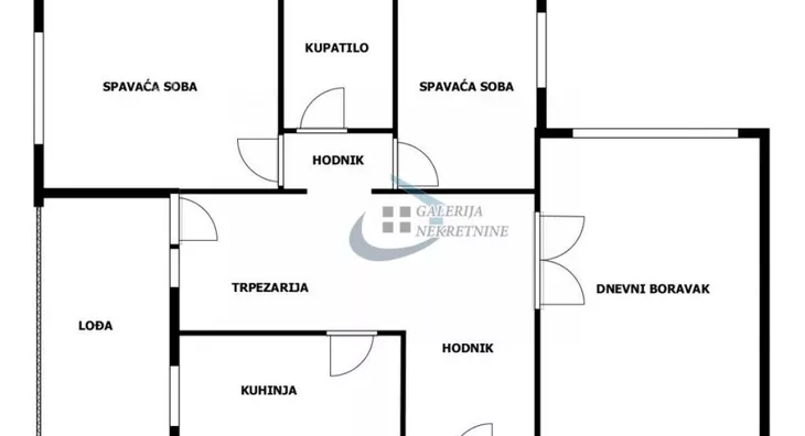 Trosoban stan | 4zida