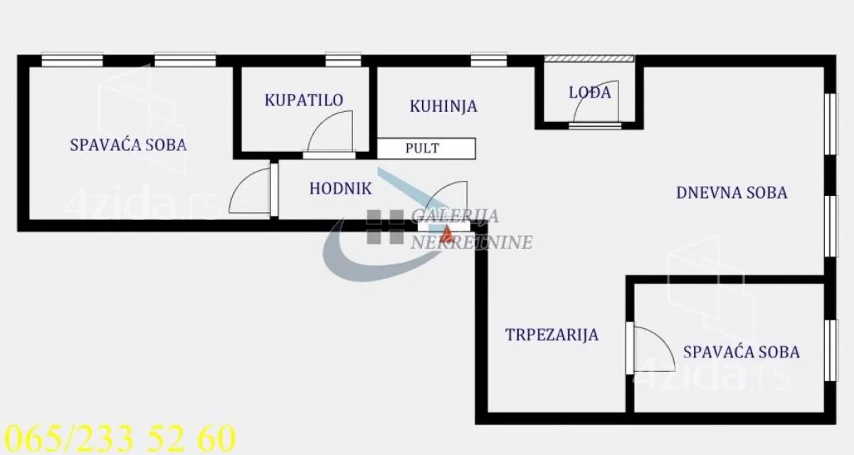 Trosoban stan | 4zida