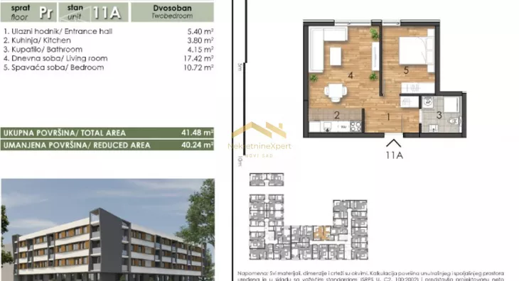 Dvosoban stan | 4zida