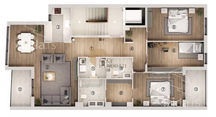 Četvorosoban stan | 4zida