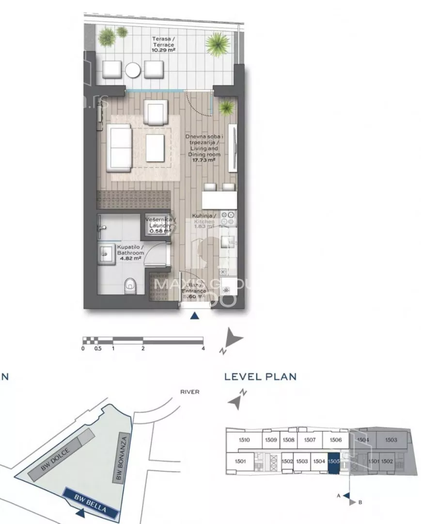 Jednosoban stan | 4zida