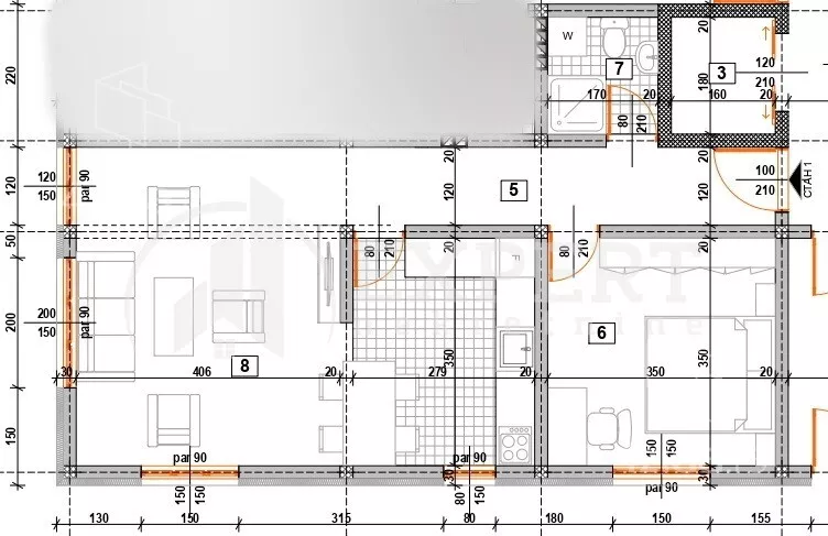 Dvosoban stan | 4zida