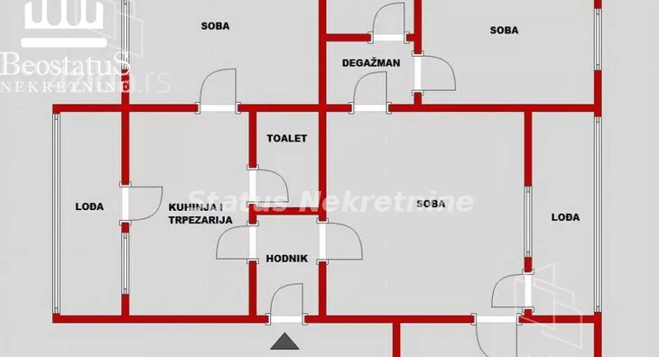 Petosoban stan | 4zida
