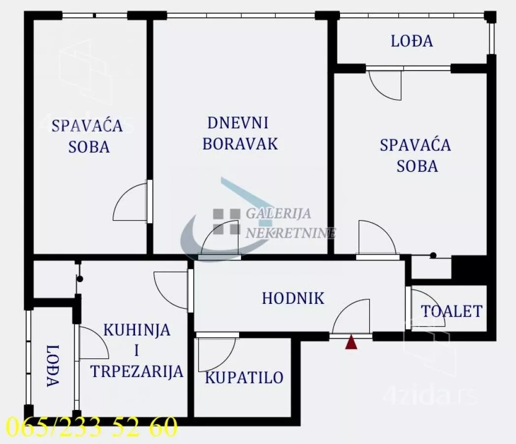 Trosoban stan | 4zida