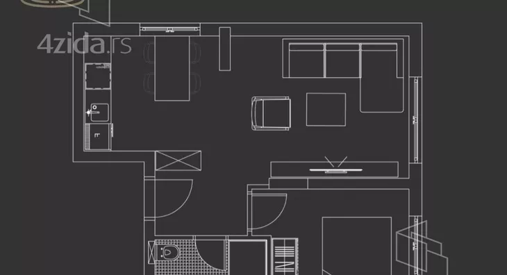 Dvosoban stan | 4zida