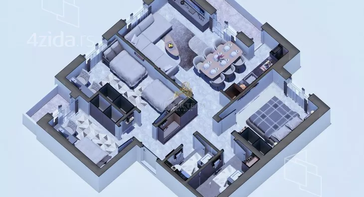 Četvorosoban stan | 4zida