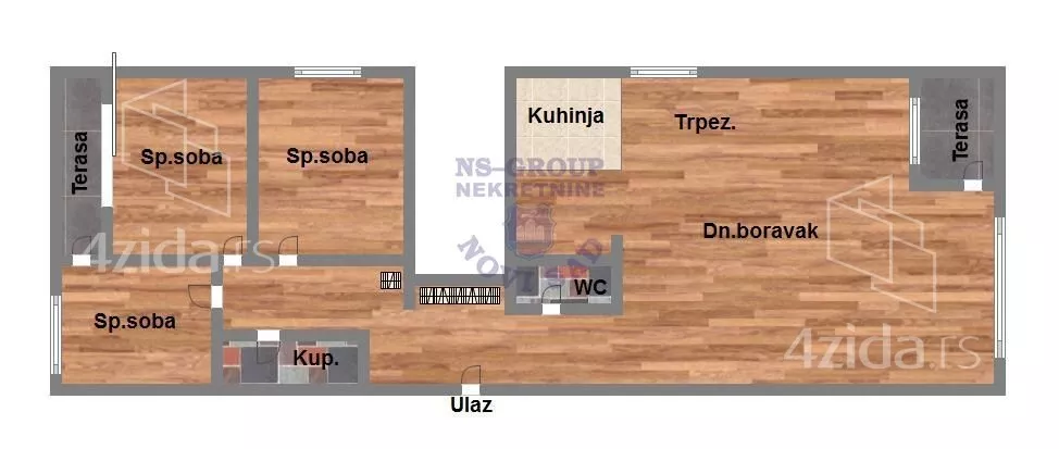Troiposoban stan | 4zida
