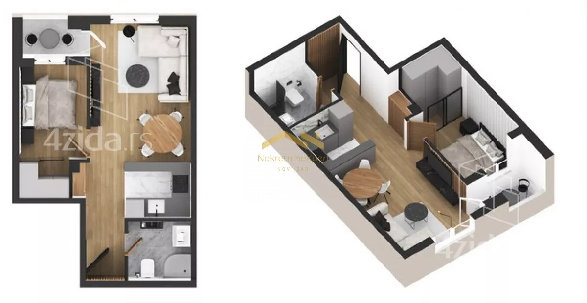 Dvosoban stan | 4zida