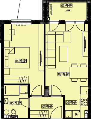 Dvosoban stan | 4zida