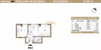 Dvosoban stan | 4zida