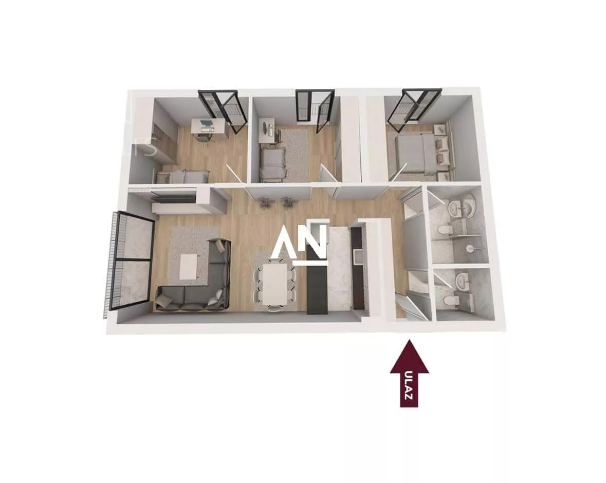 Troiposoban stan | 4zida