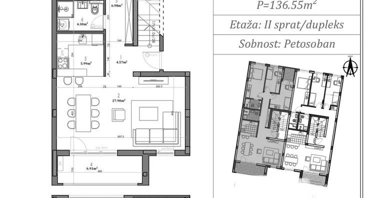 Petosoban stan | 4zida