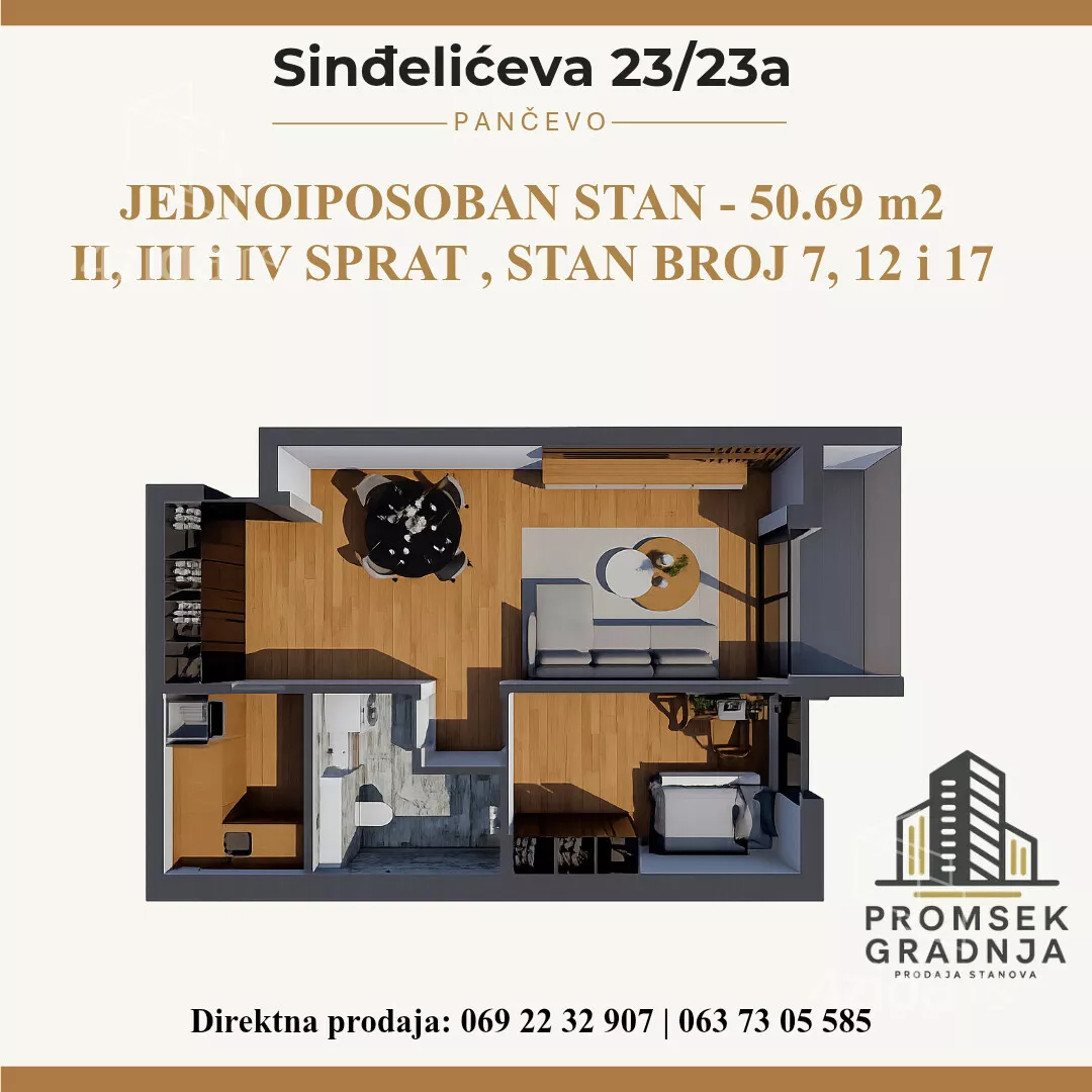 Dvosoban stan | 4zida