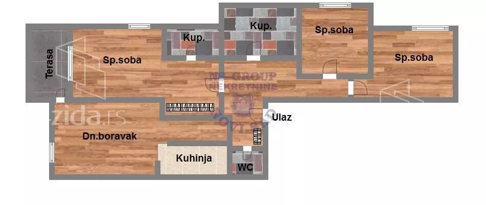 Troiposoban stan | 4zida