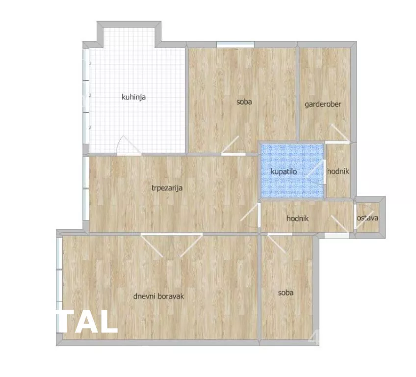 Trosoban stan | 4zida