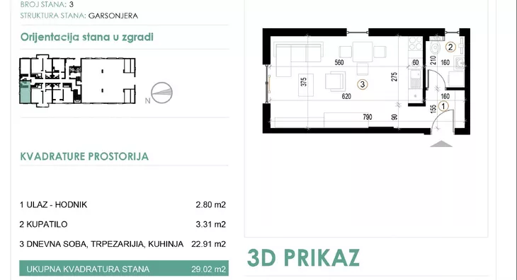 Dvoiposoban stan | 4zida