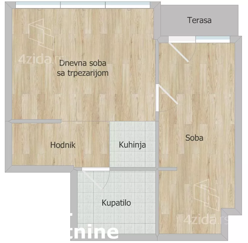 Dvosoban stan | 4zida