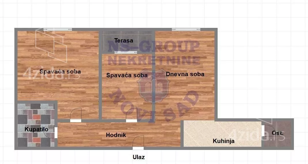 Trosoban stan | 4zida