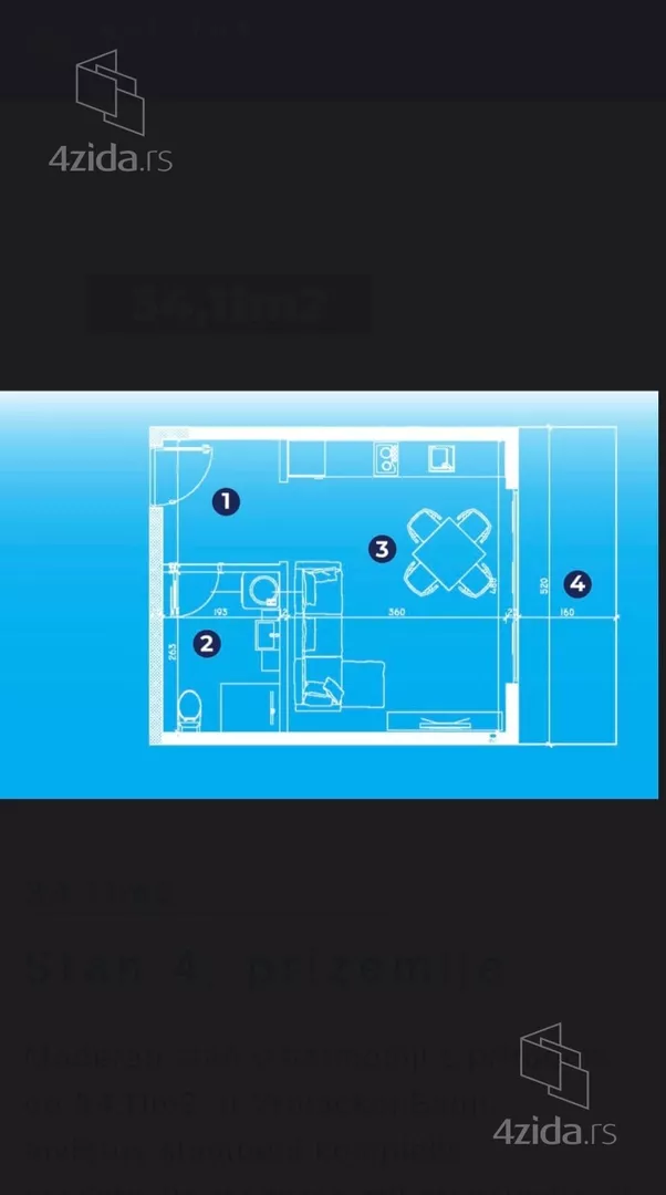 Garsonjera | 4zida