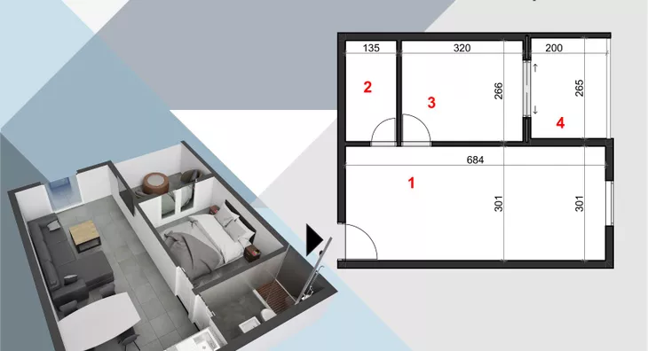 Dvosoban stan | 4zida