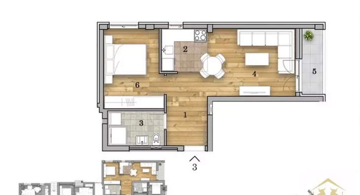 Dvosoban stan | 4zida