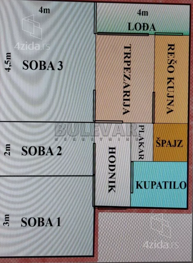 Dvoiposoban stan | 4zida