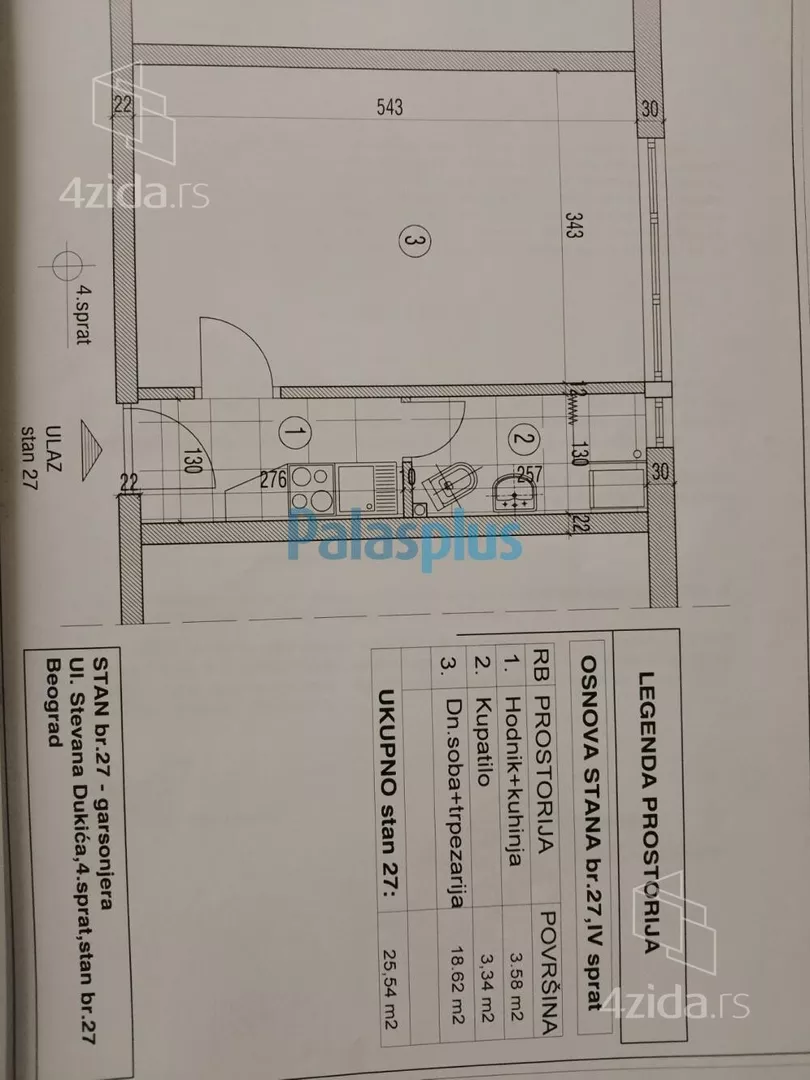 Garsonjera | 4zida
