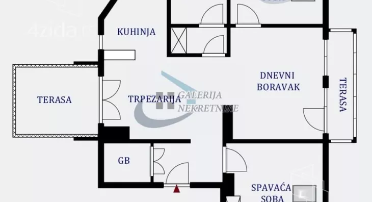 Trosoban stan | 4zida