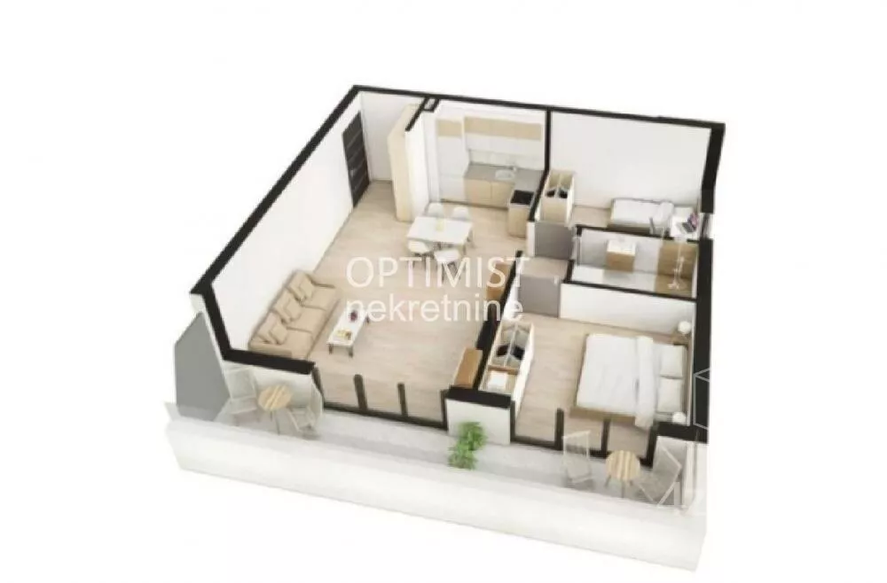 Trosoban stan | 4zida