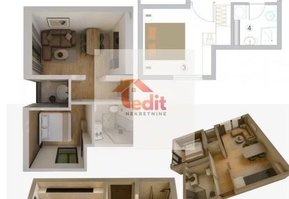 Dvosoban stan | 4zida