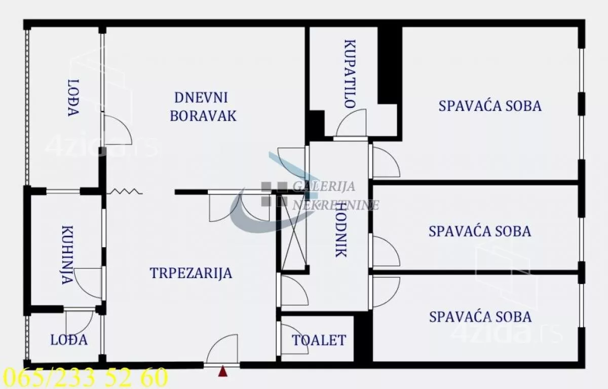 Troiposoban stan | 4zida