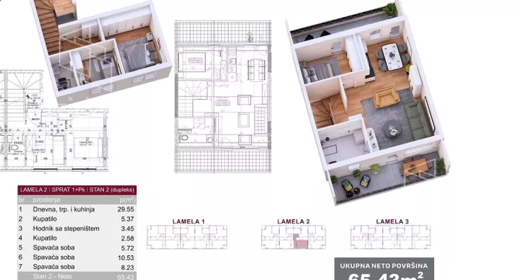 Dvoiposoban stan | 4zida