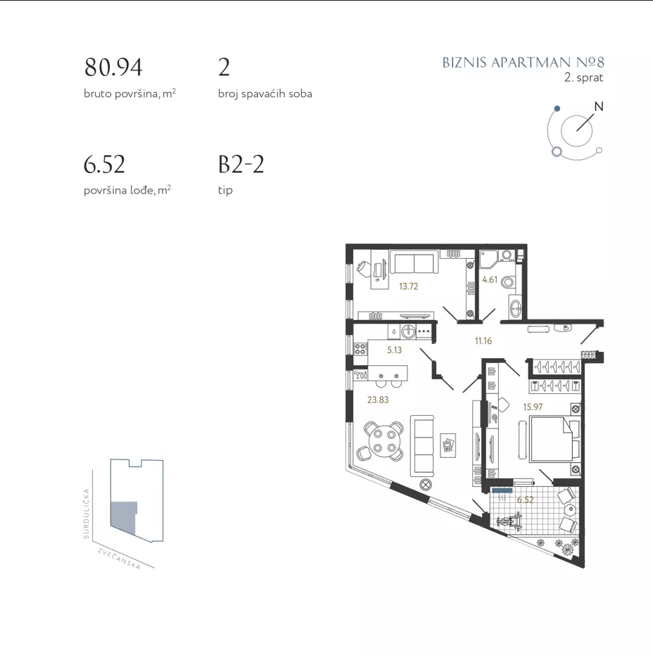 Trosoban stan | 4zida