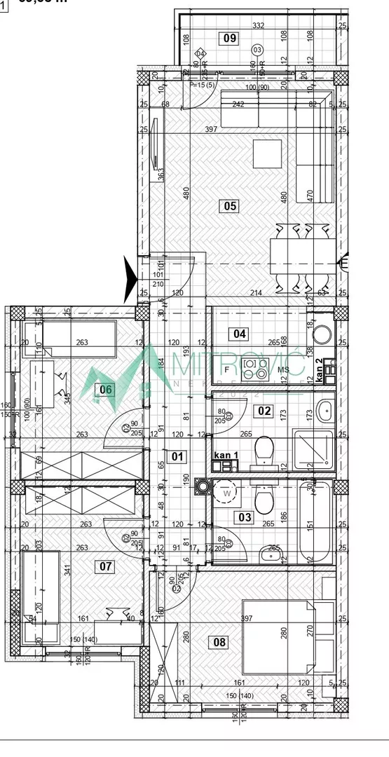 Četvorosoban stan | 4zida