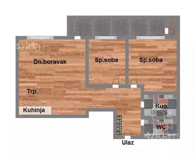 Trosoban stan | 4zida