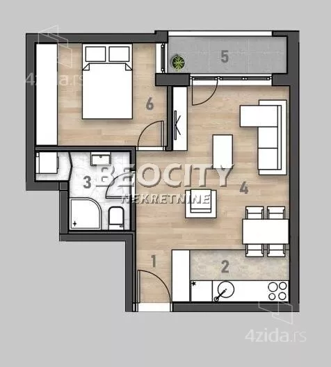 Dvosoban stan | 4zida