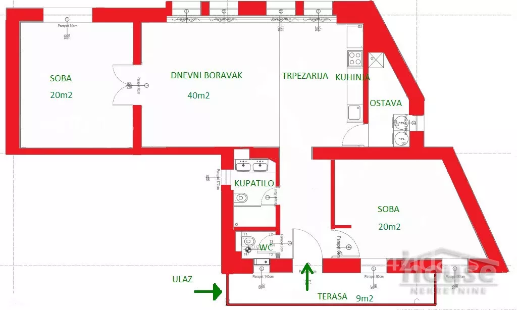 Trosoban stan | 4zida