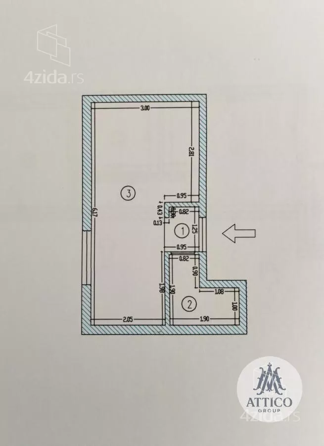 Jednosoban stan | 4zida