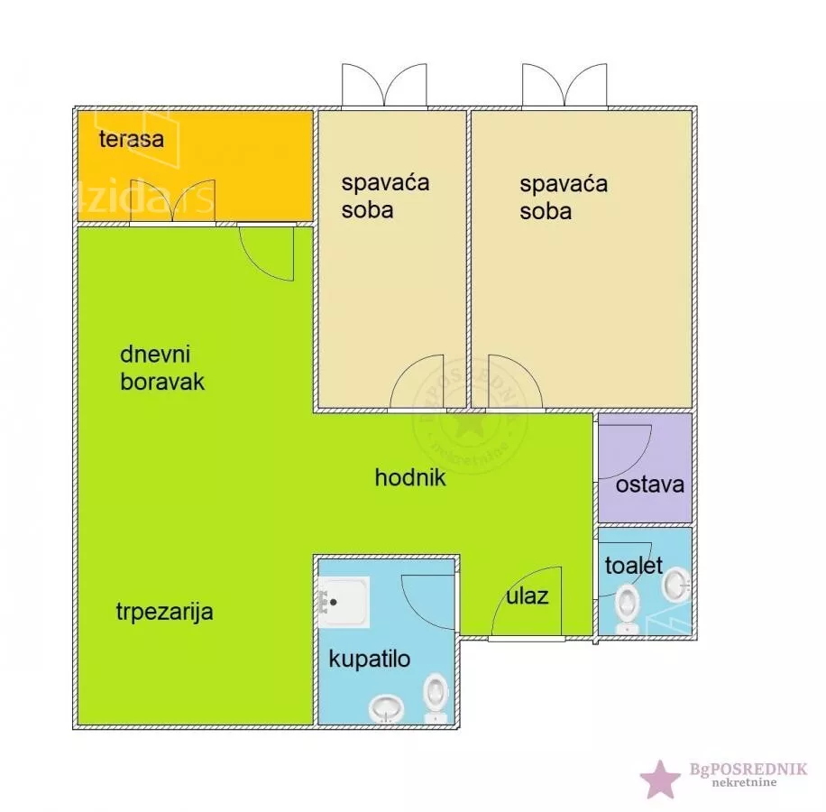 Trosoban stan | 4zida