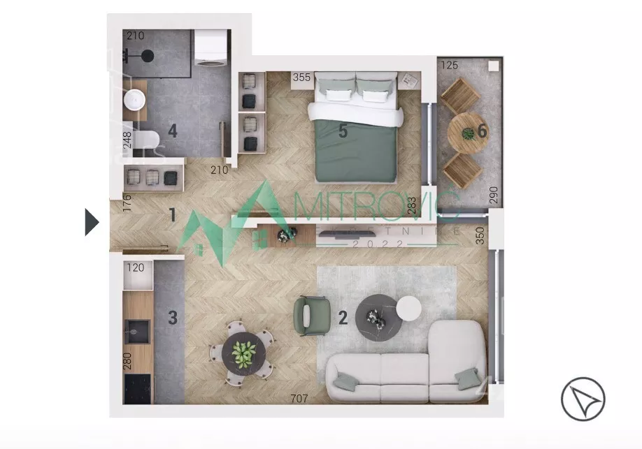 Dvosoban stan | 4zida